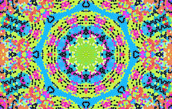 Bright multi-color mosaic pattern — Stock Photo, Image