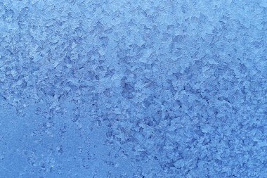 doğal buz desen kış camına