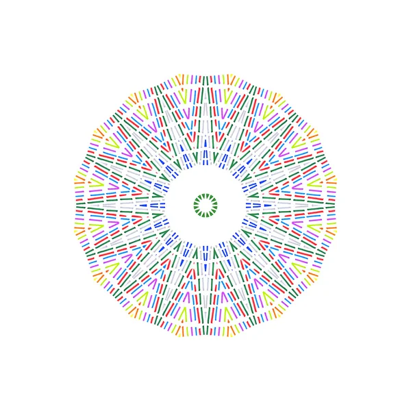 Forma colorida del patrón de línea punteada — Foto de Stock