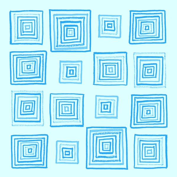 Абстрактний синій фон з квадратами — стокове фото