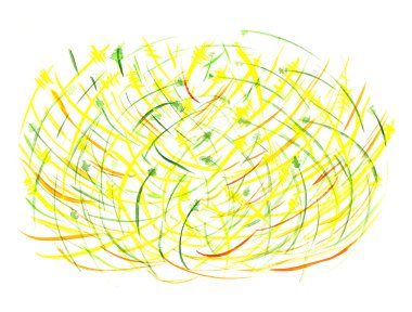 Soyut Suluboya Deseni