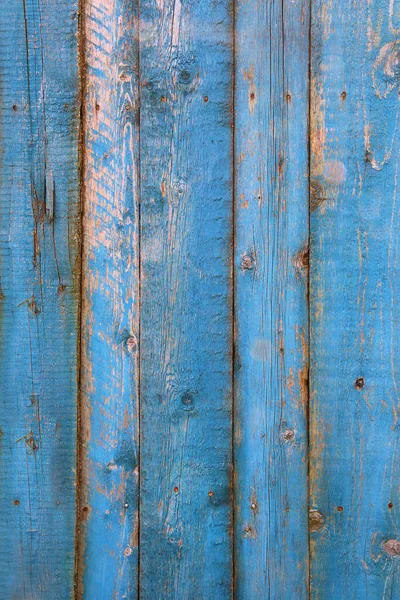 Parede Madeira Shabby Weathered Pintada Tinta Azul Brilhante Fundo Arquitetura — Fotografia de Stock