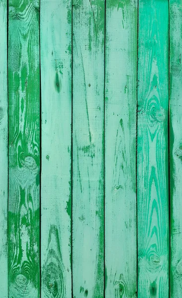 Shabby Weathered Wooden Wall Painted Bright Green Paint Architecture Background — Stock Photo, Image
