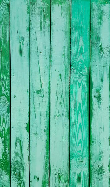 Shabby Verwitterte Hölzerne Wand Bemalt Von Leuchtend Grüner Farbe Architektur — Stockfoto
