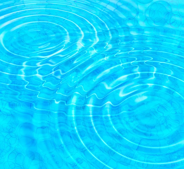 Bright Blue Abstract Background Water Ripples Bubbles — Stock Photo, Image