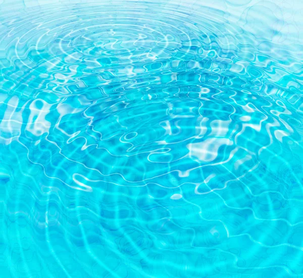 Fundo Abstrato Azul Brilhante Com Ondulações Água — Fotografia de Stock