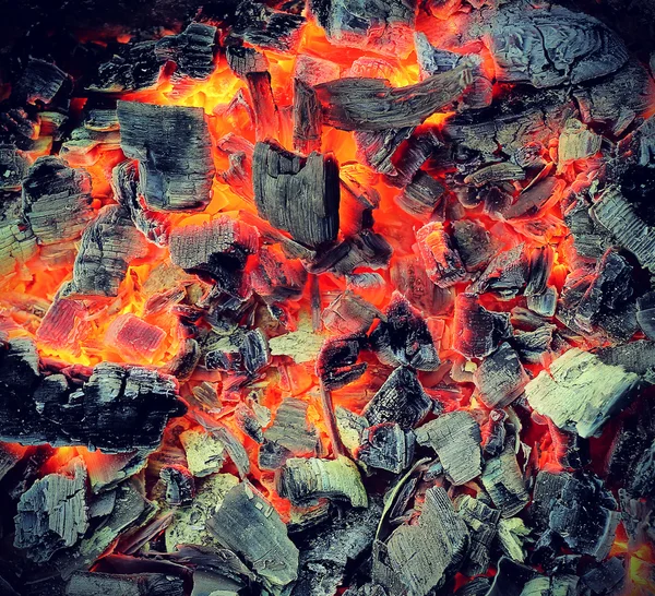Live coals — Stock Photo, Image