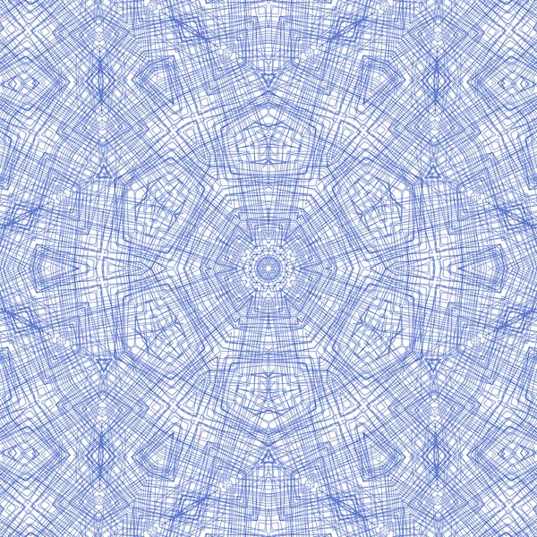 Fond abstrait avec motif de lignes bleues — Photo