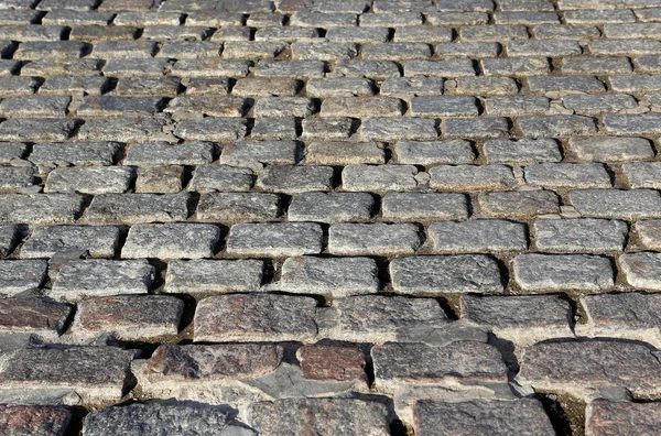 Pavimentação pedras rua — Fotografia de Stock