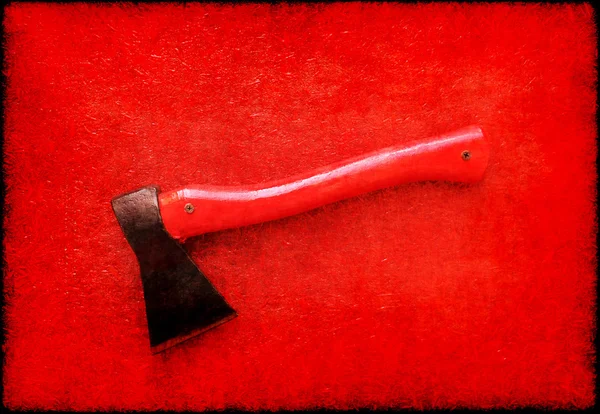 赤の斧 — ストック写真