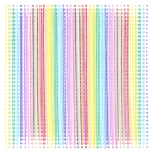 Parlak renkli dikey noktalı çizgiler desen — Stok fotoğraf
