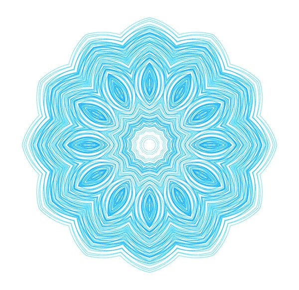 Abstract blue drawn pattern — Stock Photo, Image