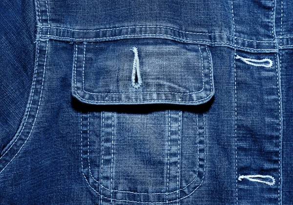 Blue jeans jacket — Stock Photo, Image