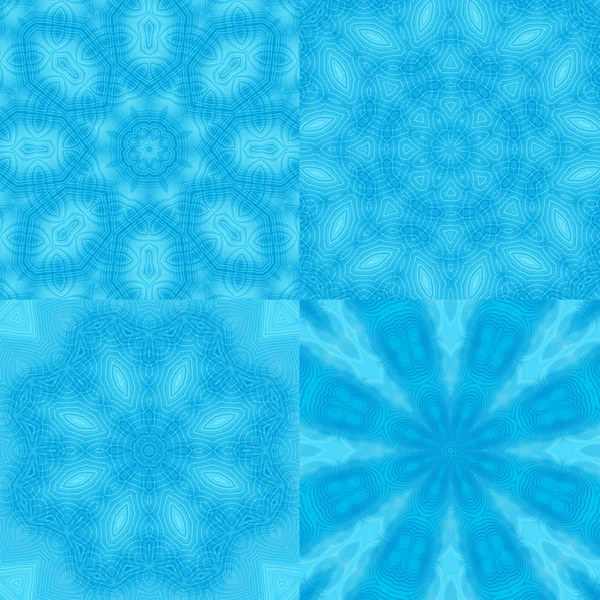 Patrones azules abstractos — Foto de Stock