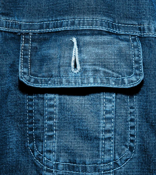 Jeans pocket — Stock Photo, Image