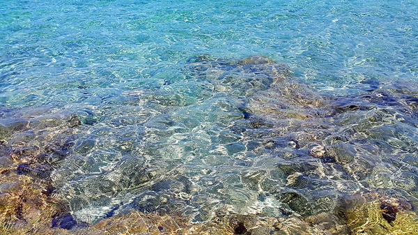 Transparante zeewater — Stockfoto