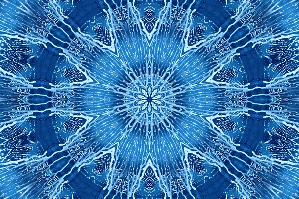 Blauwe schuim patroon — Stockfoto