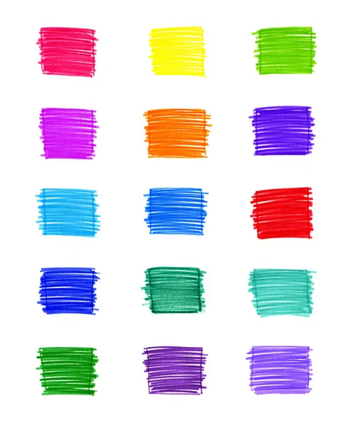 Set di elementi colorati astratti — Foto Stock
