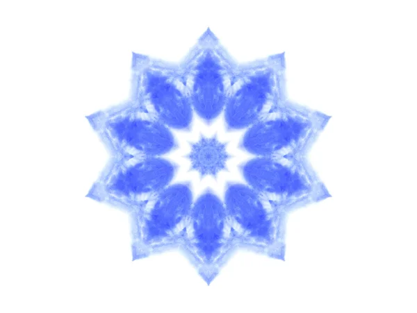 Abstract blue aquarel vorm — Stockfoto