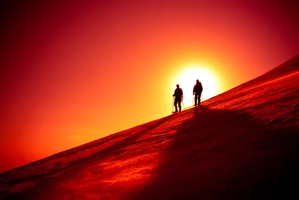 Two climbers — Stock Photo, Image