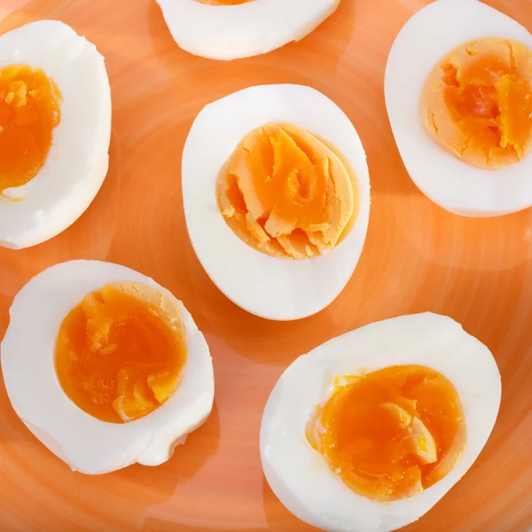 Hard-boiled eggs — Stock Photo, Image