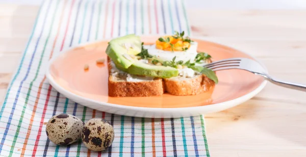 Сендвичі з яйця — стокове фото