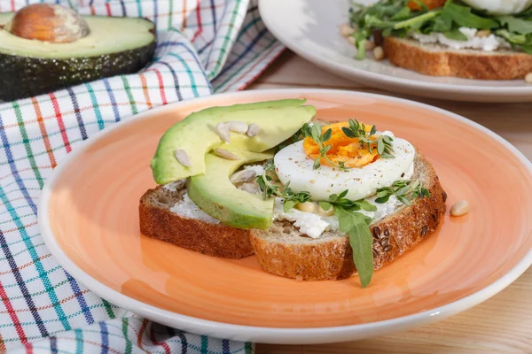 Mackor med ägg — Stockfoto