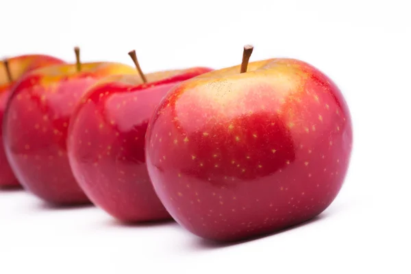 Κόκκινα μήλα ώριμα — Φωτογραφία Αρχείου