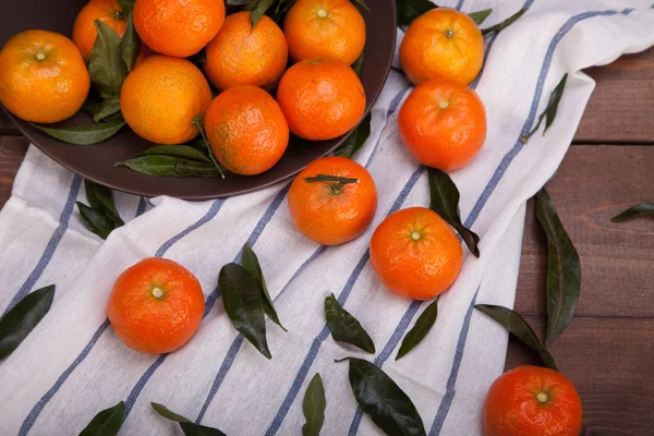 Bunch of tangerines — Stock Photo, Image