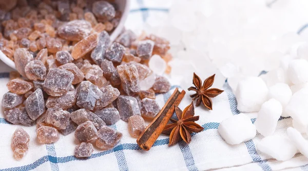 Different sweet sugar — Stock Photo, Image