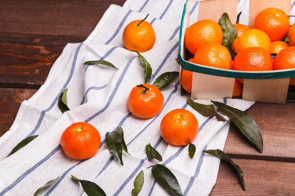 Bunch of tangerines — Stock Photo, Image