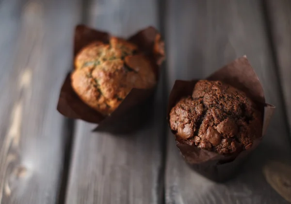 Two cupcakes — Stock Photo, Image