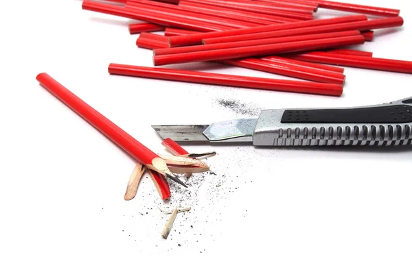 Red pencils — Stock Photo, Image