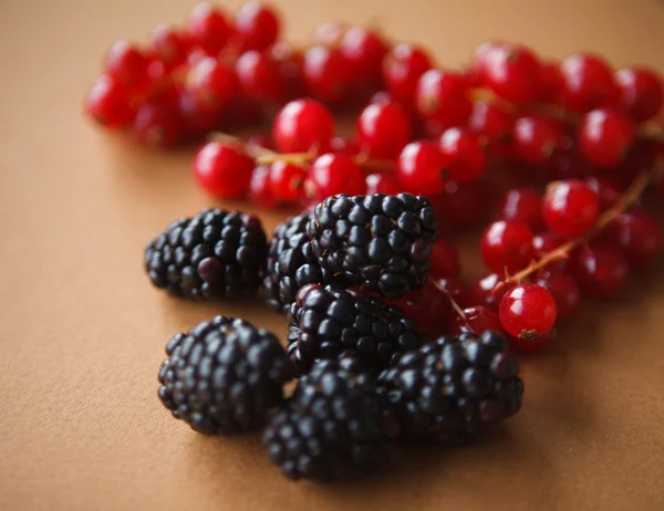 Berryes on a paper — Stock Photo, Image