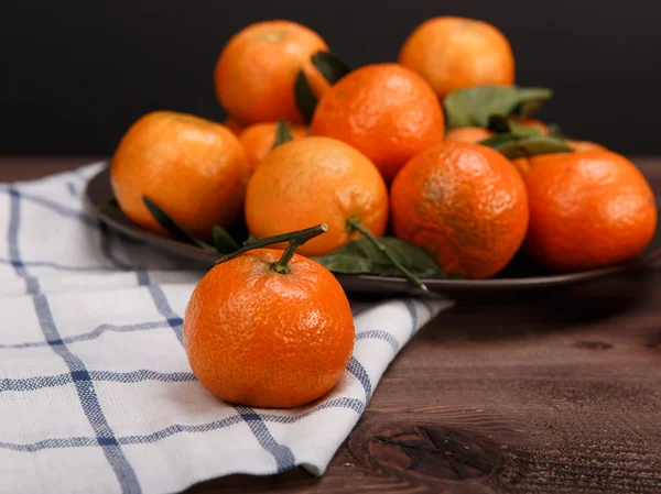 Bunch of tangerines — Stock Photo, Image