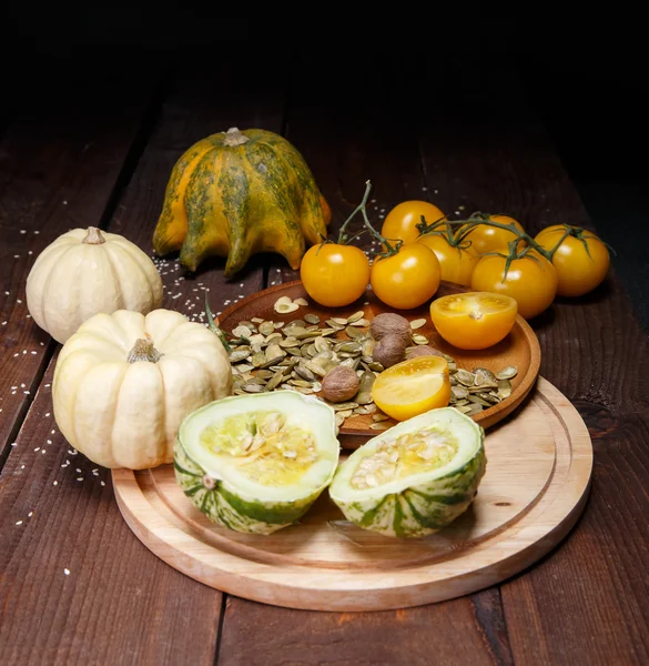 Vegetables and spices — Stock Photo, Image