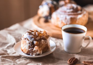 kahve ile tarçınlı kek