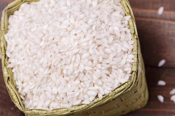 Boîte avec riz — Photo