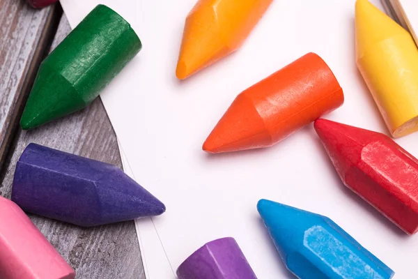 Colorful crayons — Stock Photo, Image