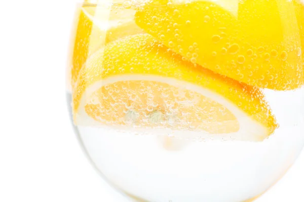 Zitrone im Glas — Stockfoto