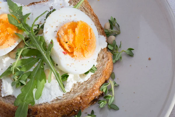 Mackor med ägg — Stockfoto