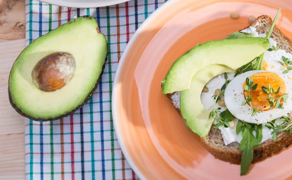 Sandwich dengan telur — Stok Foto