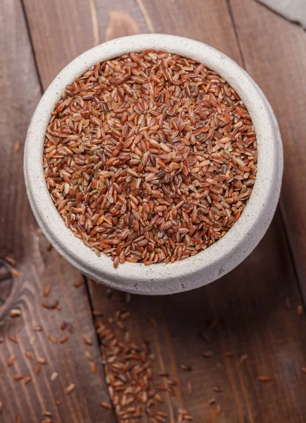 Arroz vermelho — Fotografia de Stock