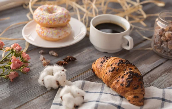 Breakfast of coffee — Stock Photo, Image