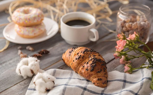 Café da manhã de café — Fotografia de Stock