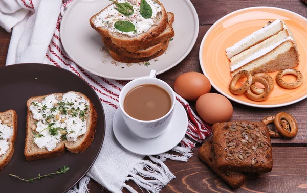 Café da manhã fresco — Fotografia de Stock