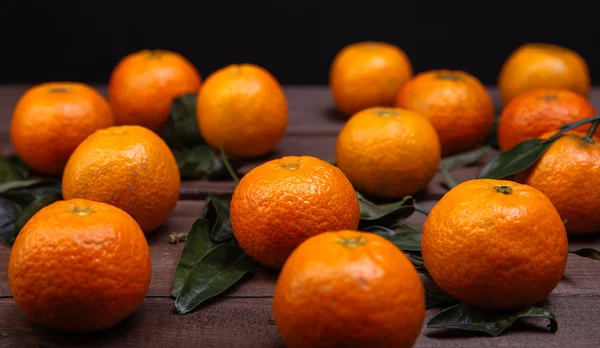 Brunch of tangerines — Stock Photo, Image