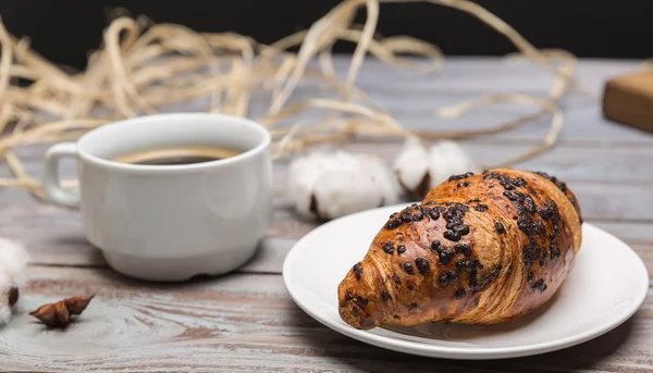 Frühstück mit Kaffee — Stockfoto