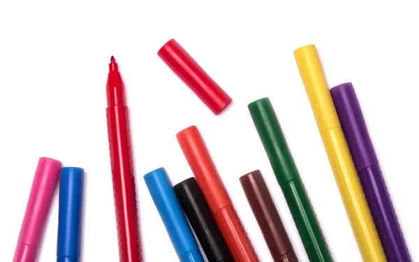 Colorful markers — Stock Photo, Image