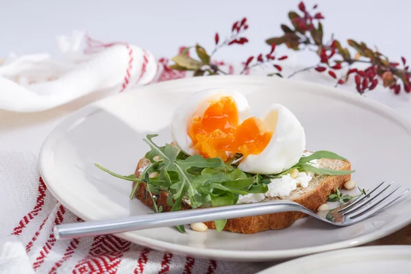 Yumurtalı sandviç — Stok fotoğraf